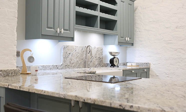 Granite marble effect kitchen worktop 