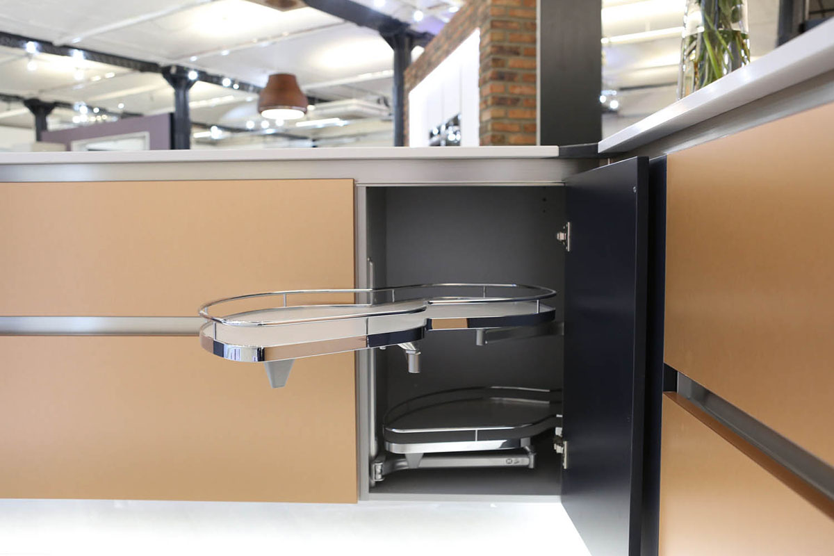 Kessebohmer smart storage for fitted kitchens
