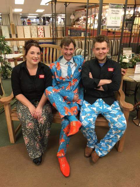 Gardiner Haskins Staff on Wrong Trousers Day