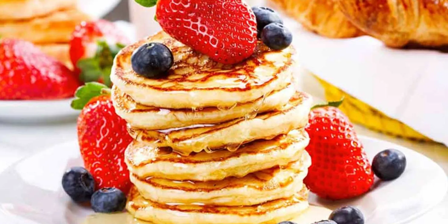 Recipe: Fluffy American-Style Pancakes image