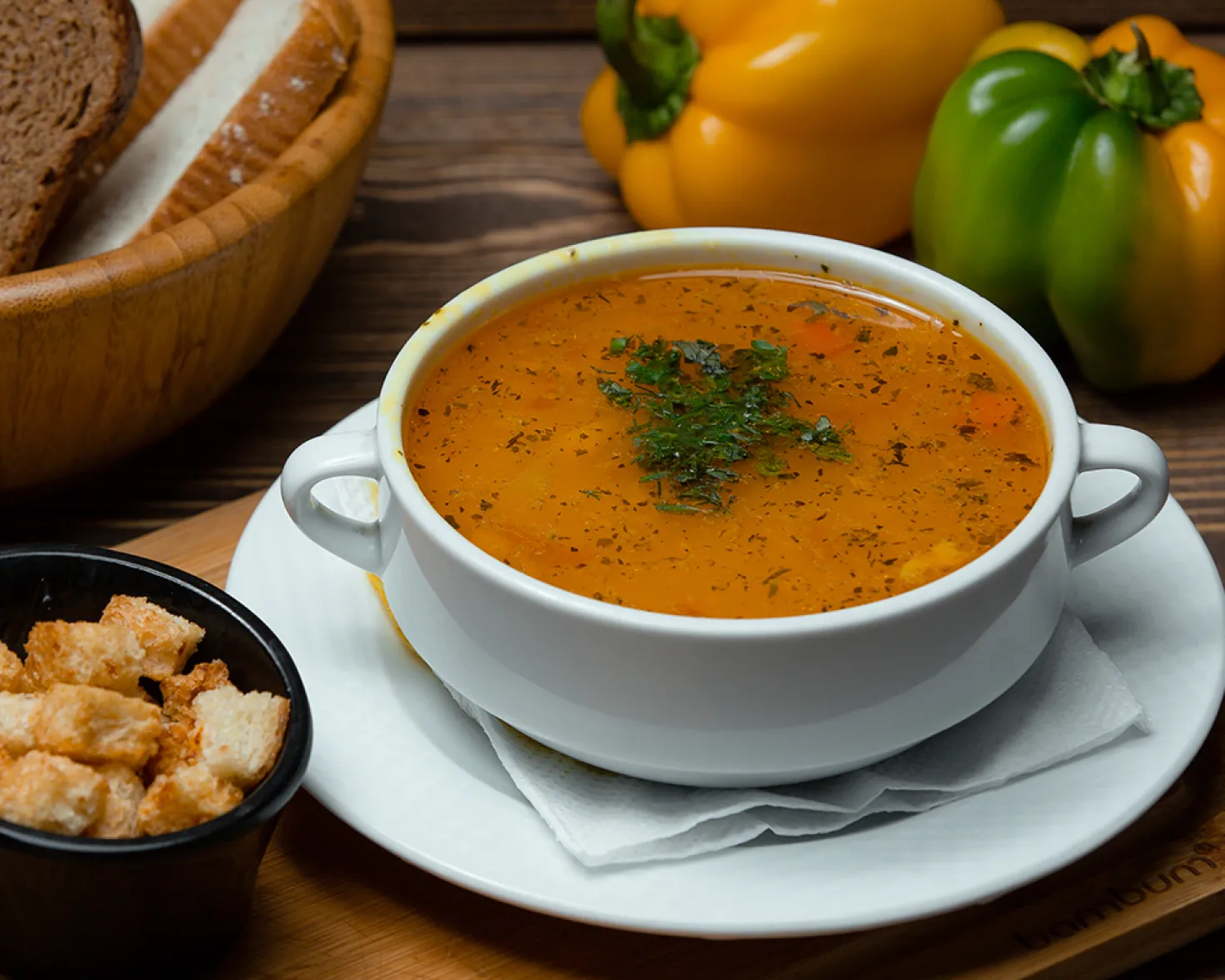 Hearty Winter Vegetable Spiced Soup image