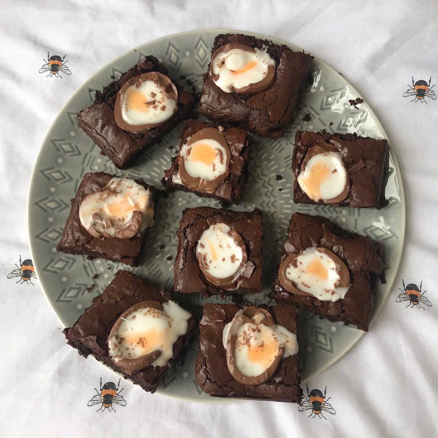 Creme Egg Brownies  image