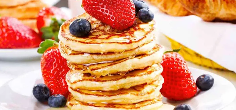Recipe: Fluffy American-Style Pancakes image