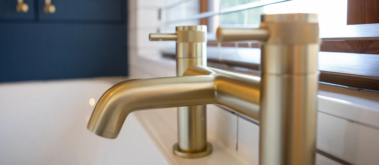 True Blue Bathroom Renovation image