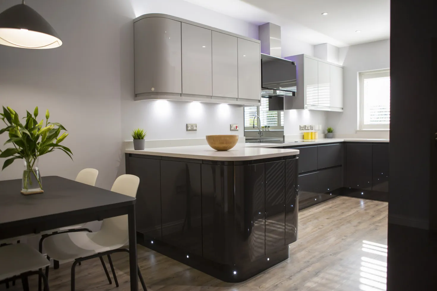 Sleek, Stylish and Contemporary Gloss Kitchen image