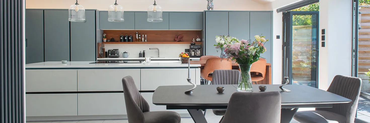 Modern Chic Grey Stoneham Kitchen image