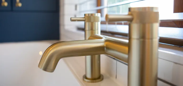 True Blue Bathroom Renovation image