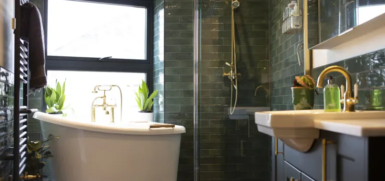 Traditional Bathroom with a Modern Twist image