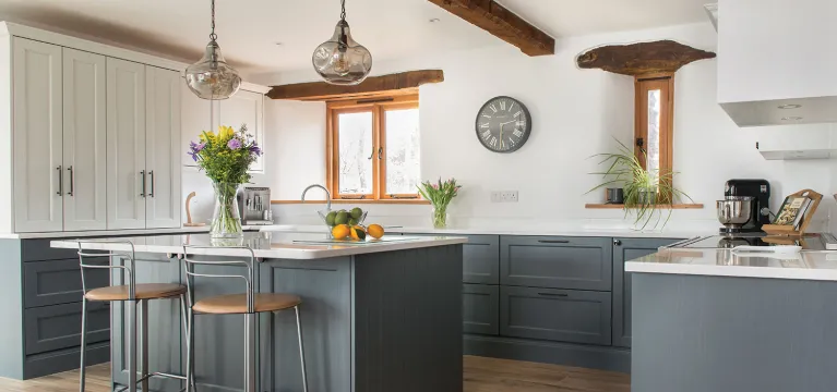 Classic Grey Stoneham Kitchen Renovation image