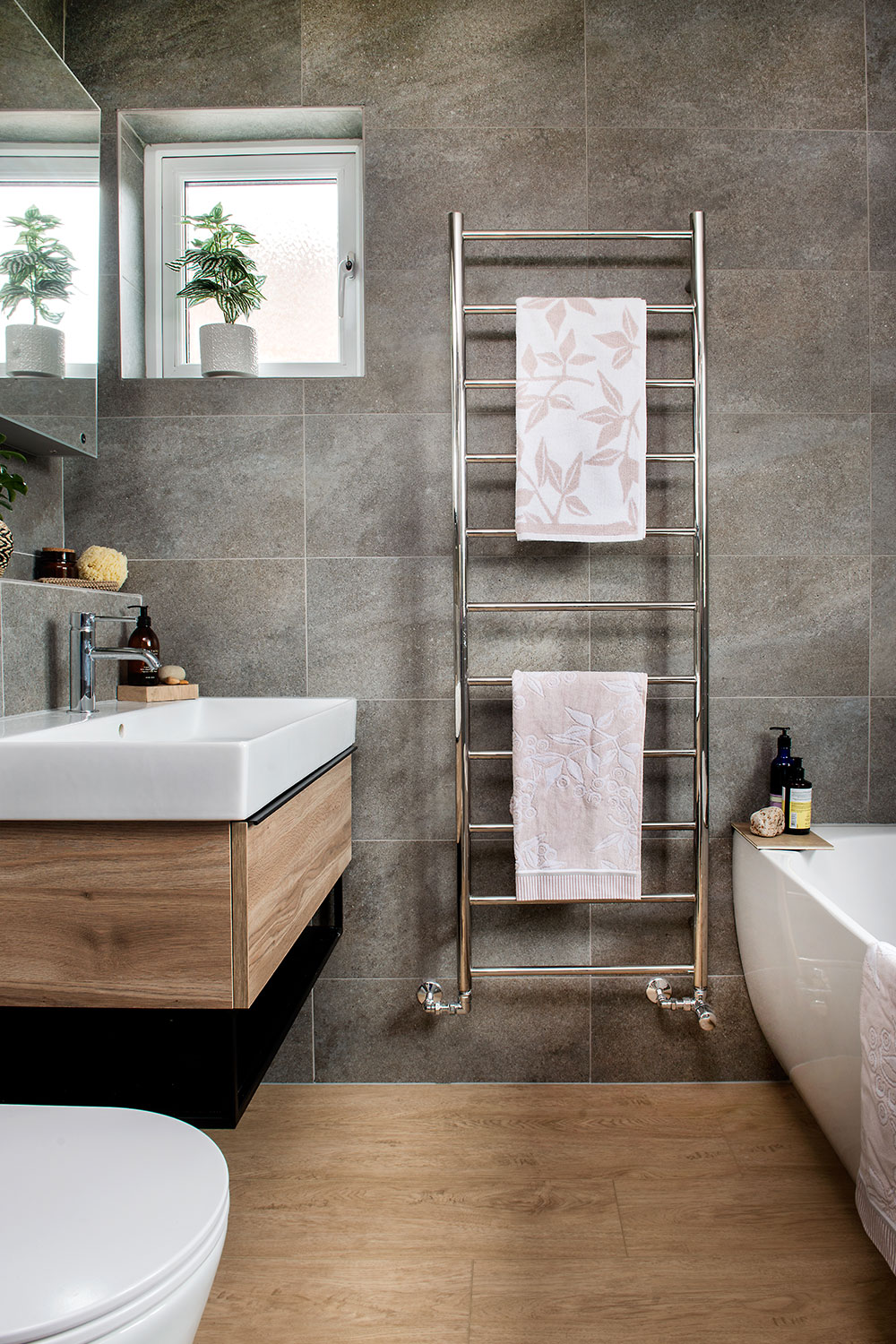 Practical yet stylish towel rail from JIS.