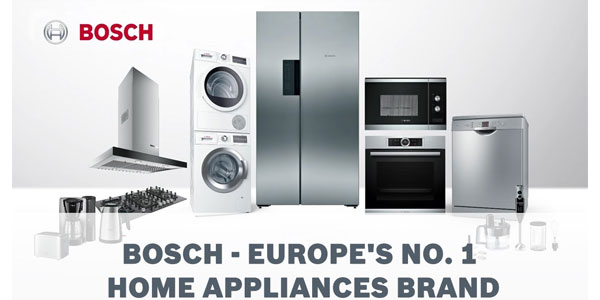 bosch electrical appliances line up and logo