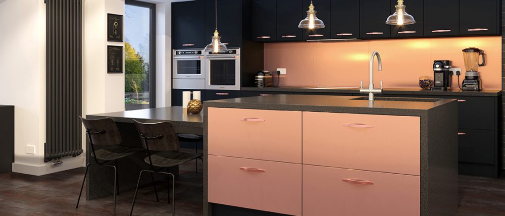 Inspiration Kitchen in Copper and Black