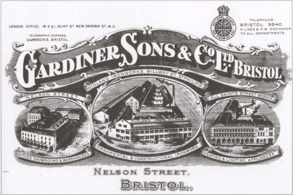 Gardiner Sons & Co Limited Bristol