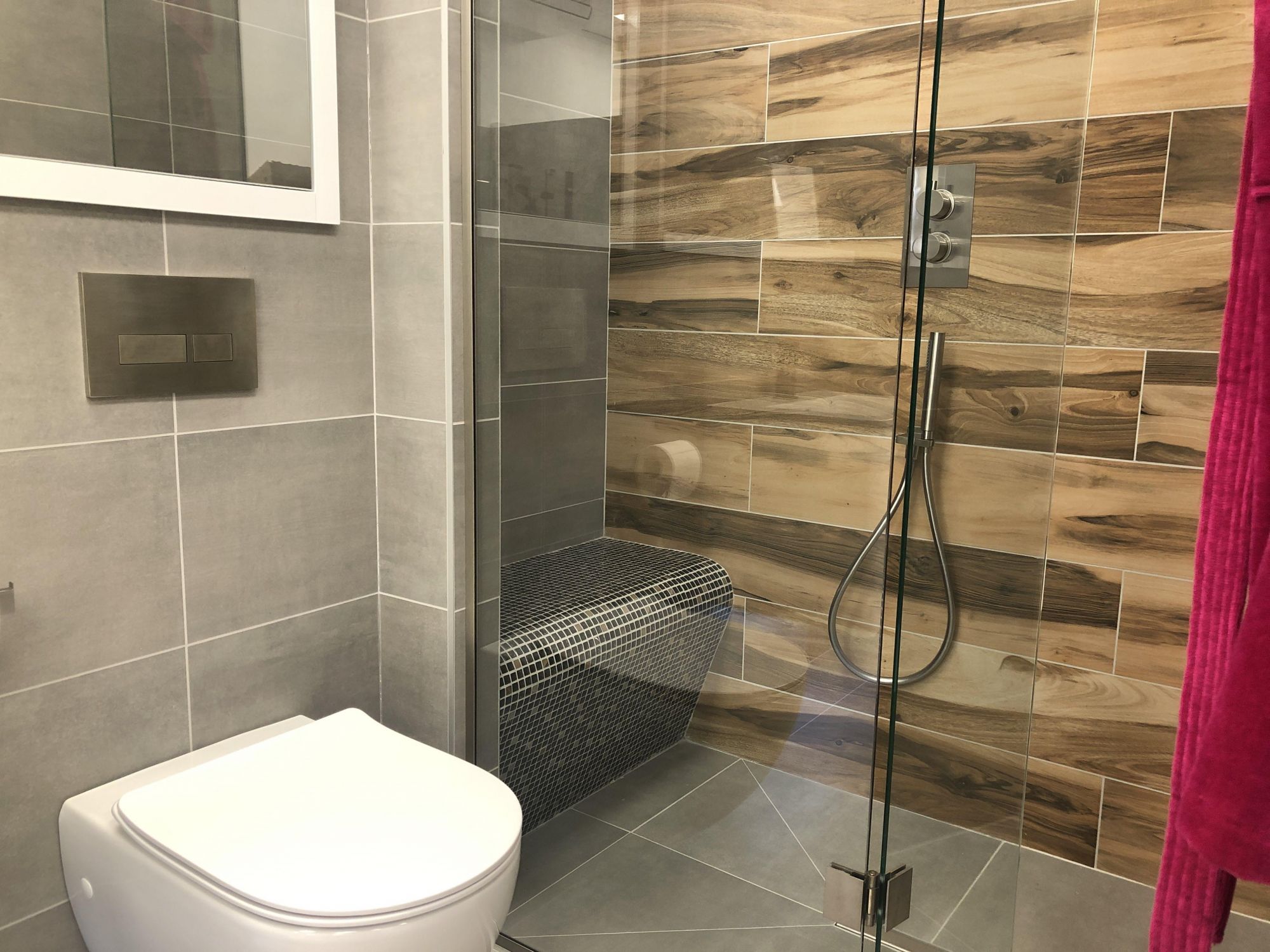 Wetroom display in Bristol bathroom showroom