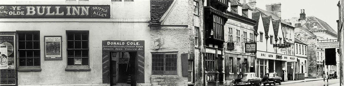 Images of the Gardiner Haskins Cirencester building as a pub and garage
