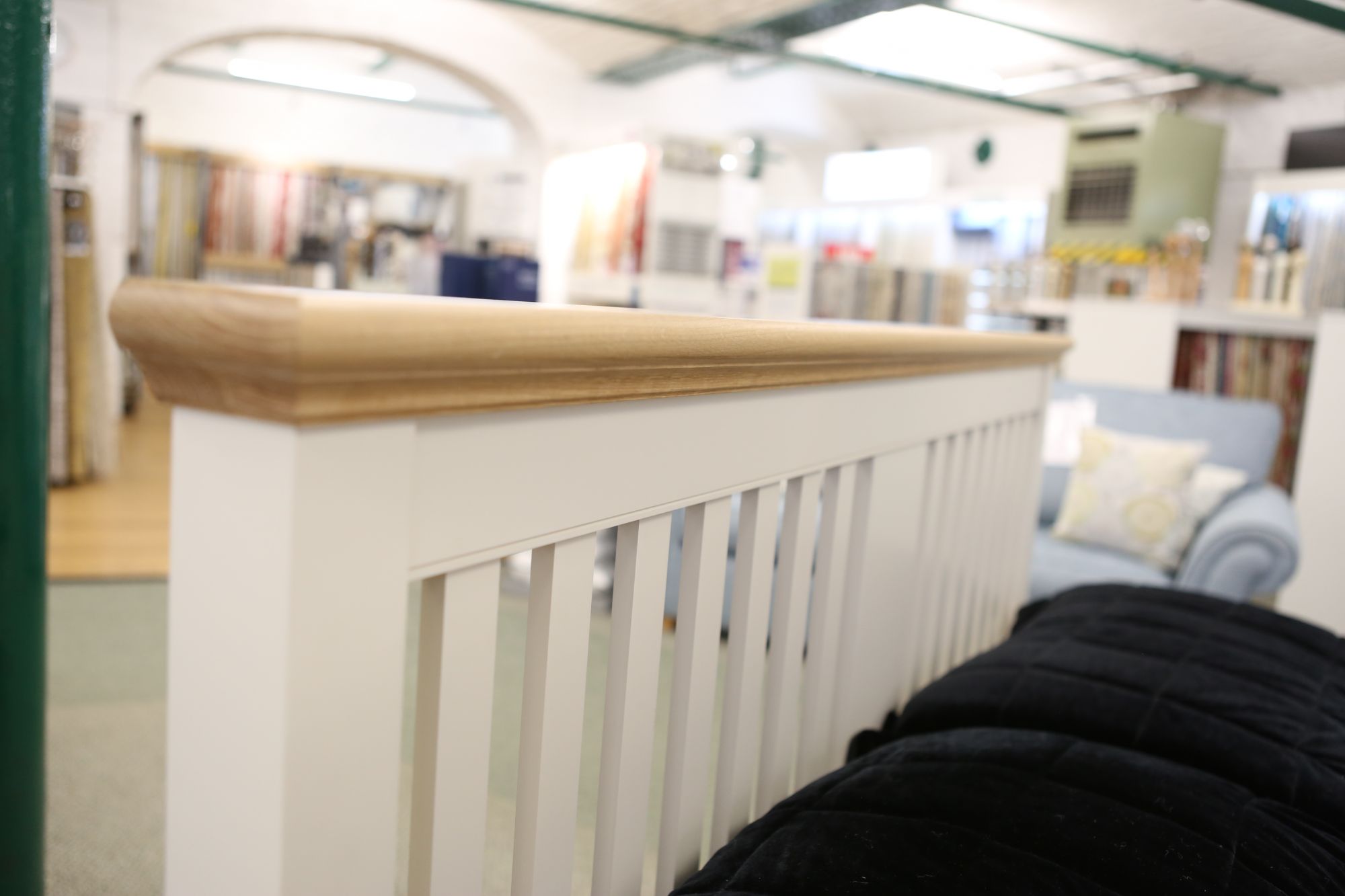 Bentley Designs Bed frame Bedstead at Gardiner Haskins Showroom.