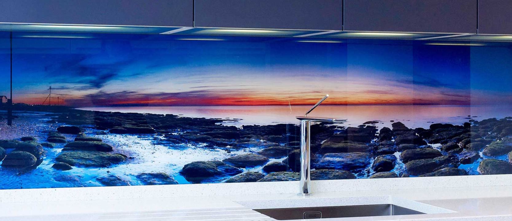 Digital Print Glass Splashback