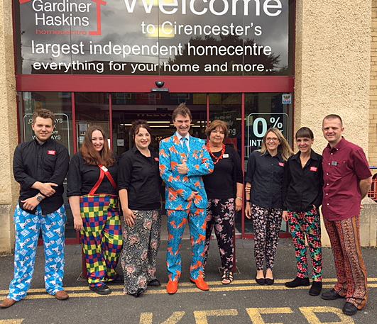 Wrong Trousers Day at Gardiner Haskins Cirencester
