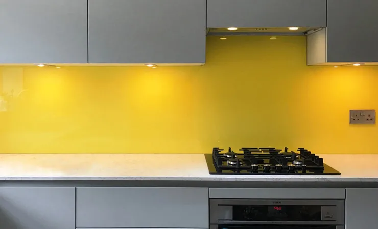 Coloured Splashback