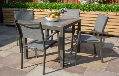 Lifestyle Garden Solana 4 Seater Outdoor Dining Set thumbnail one