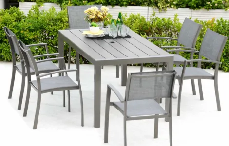 Lifestyle Garden Solana 6 Seater Outdoor Dining Set thumbnail one