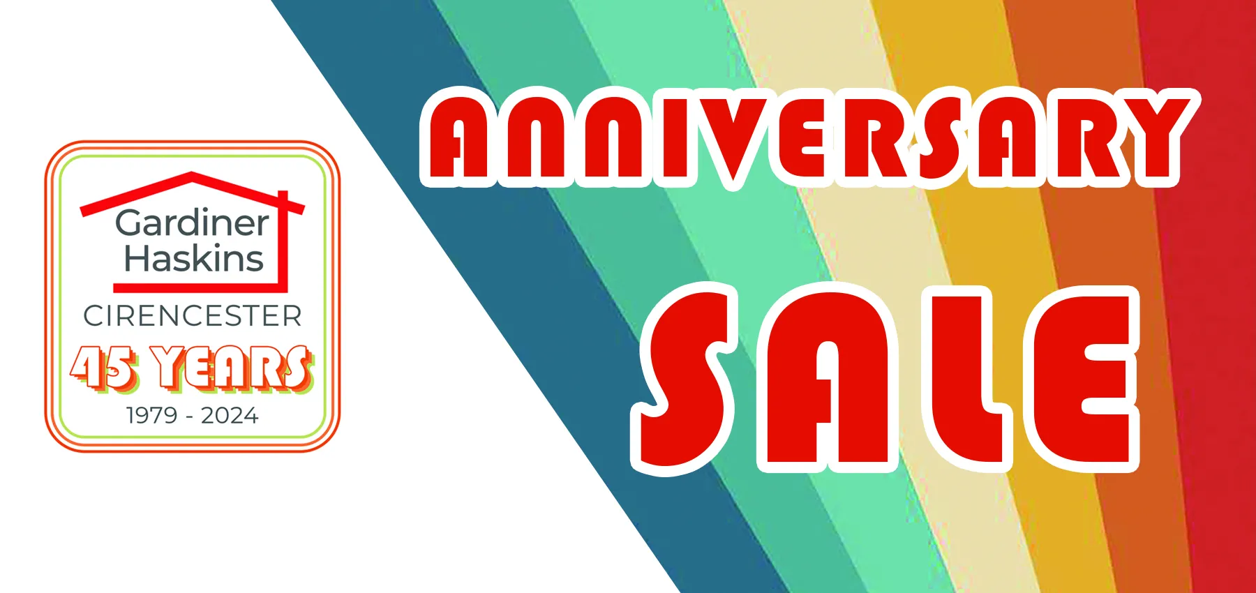 Anniversary Sale now on in Cirencester
